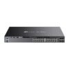 TP-Link SG6428XHP Omada 24-Port Gigabit Stackable L3 Managed PoE+ Switch – 4× 10G SFP+ Slots, 410W PoE Budget, VLAN, QoS, Rackmount