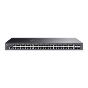 TP-Link SG3452 Omada 48-Port Gigabit L2+ Managed Switch – 4 SFP Slots, VLAN, QoS, Rackmount, Layer 2+ Switch