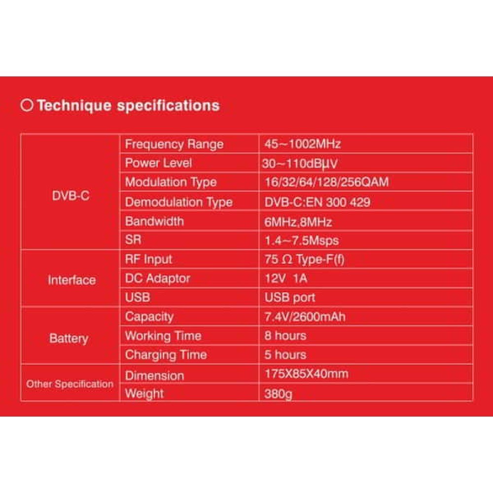 DB METER Solid SF-765 Cable TV dB Meter - Image 4