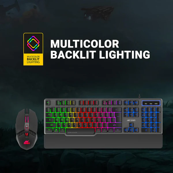 Ant Esports KM500 Pro Backlit Gaming Keyboard & Mouse Combo - Image 3
