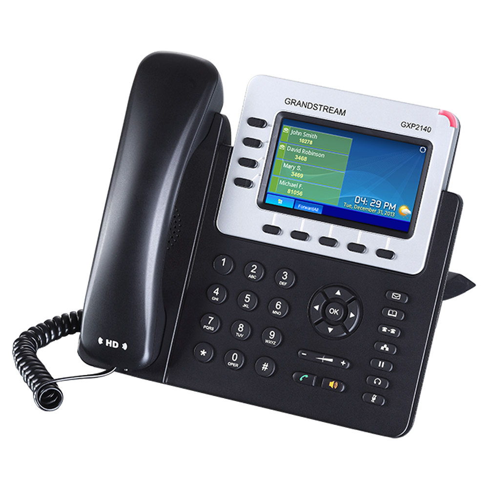 Grandstream Landline GXP2140 IP Phone 4 Line HD VoIP Phone for Business - Image 3