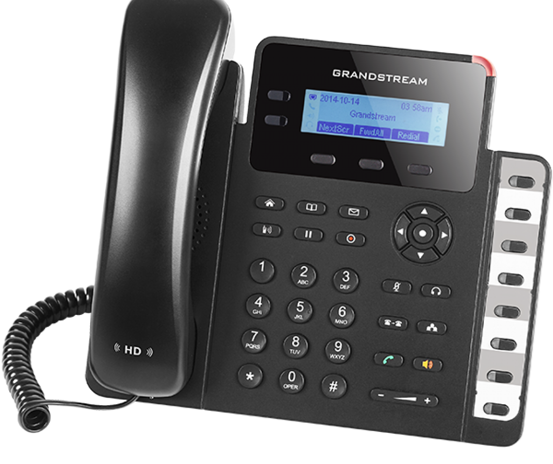 GRANDSTREAM LANDLINE PHONE GXP1628 IP Phone with PoE Advanced VoIP Solution for Small to Medium Businesses - Image 3