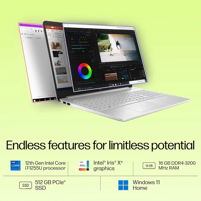 HP 15S FQ5190TU CORE i7-1255U 12TH - Image 4