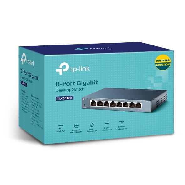 TP-Link TL-SG108-M2 8-Port 2.5G Multi-Gigabit Desktop Switch - Image 9