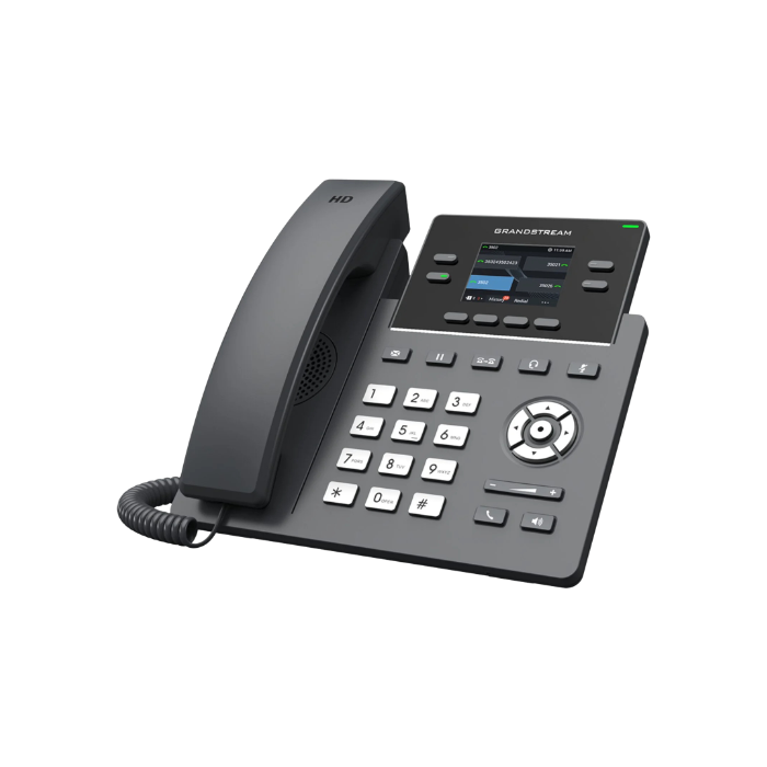 Grandstream Landline GRP2612W | 4-Line Wireless IP Phone with HD Audio, Wi-Fi & BLF Keys
