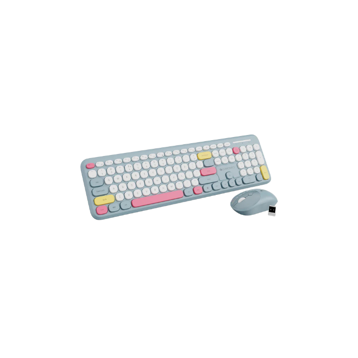 ZEBRONICS Wireless Keyboard & Mouse Combo – Companion 302, 2.4GHz, 13 Multimedia Keys