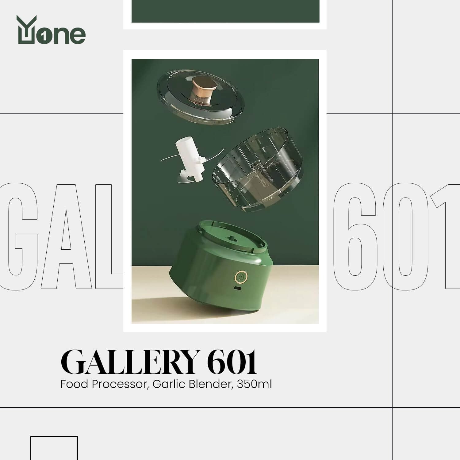 YuOne Gallery 601 Veg Cutter USB Charging Compact - Image 7