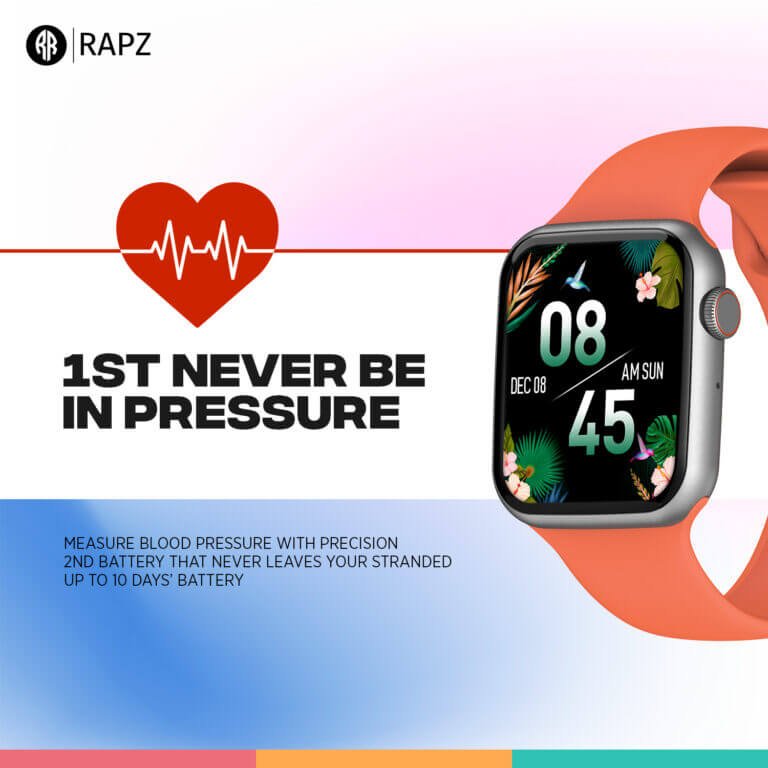 Rapz Smart Watch Active Cross- Bluetooth Smart Watch - Image 3