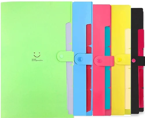 Techtest Presentation Folder A4 with 5 Pockets – Plastic - Image 7
