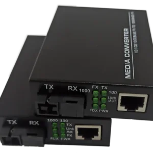 TRICOM Fiber Media Converter Single Mode Single Fiber Giga 20km