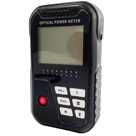 3 in 1 Optical Power Meter with Laser Light FC/SC Universal Interface 2MW Visual Fault Locator VFL Lan Tester Rj45 Network Cable Tester, Power Meter