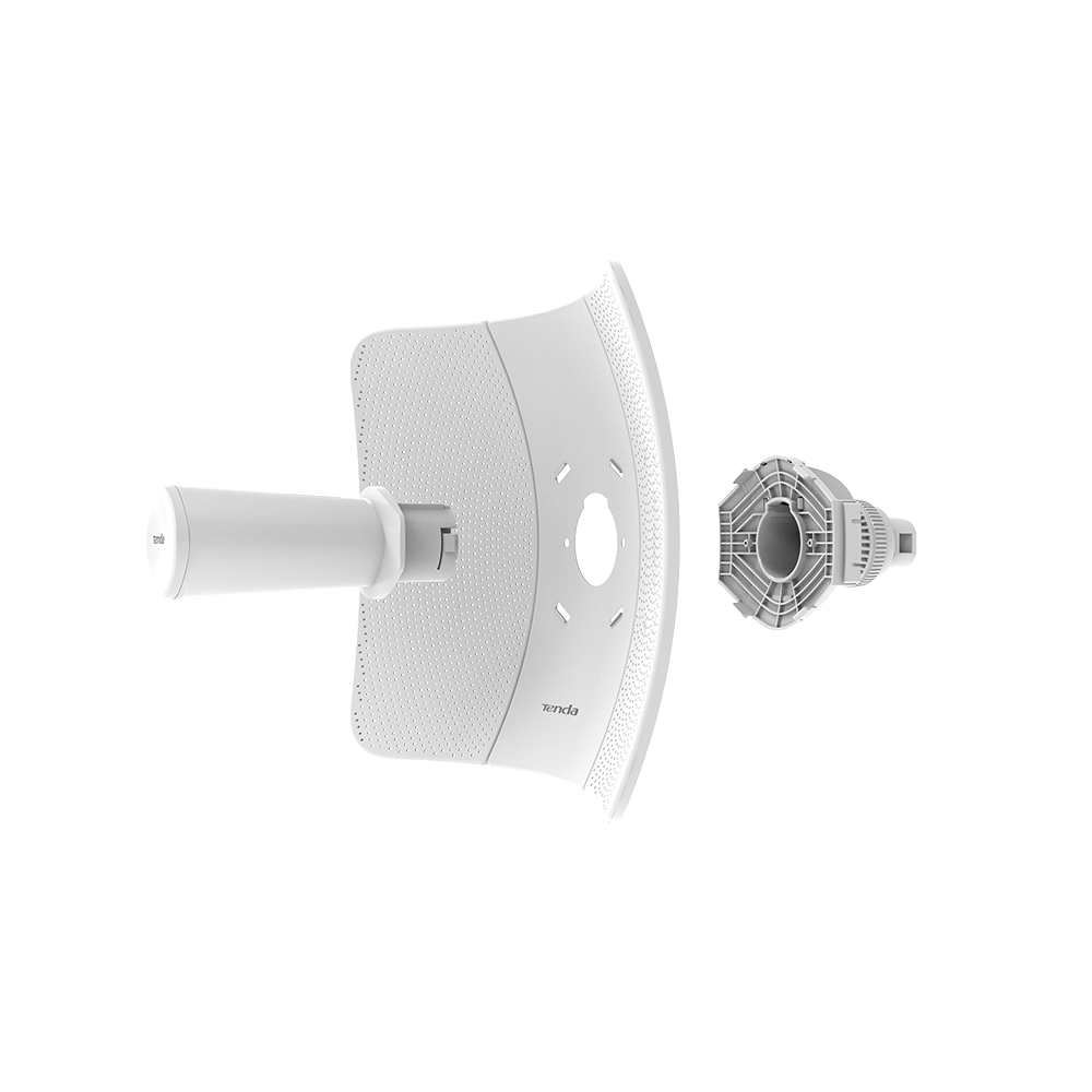 Tenda O8 5GHz Outdoor CPE Access Point 433 Mbps, Point to Point Wireless Bridge 23 dBi Transmission up to 20km, Passive PoE Powered, AP|WISP|IP65 Waterproof Enclosure (White) - Image 5