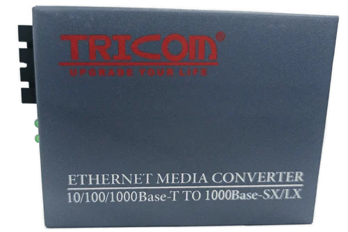 TRICOM Media Converter GS03 10/100/1000 Mbps GIGA Single Mode Dual Fiber - Image 4