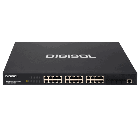 Digisol DG-GS4628HPE-P – L2 Gigabit Dual Stack Intelligent Switches