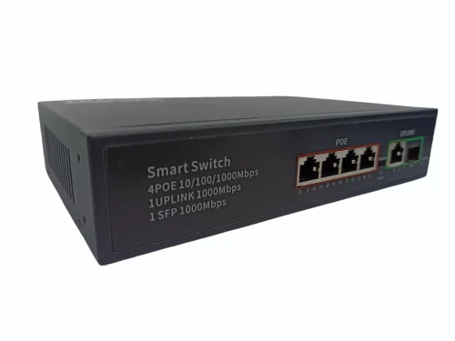 TRICOM POE 4+1+1 SFP All Gigabit Port POE Switch - Image 5