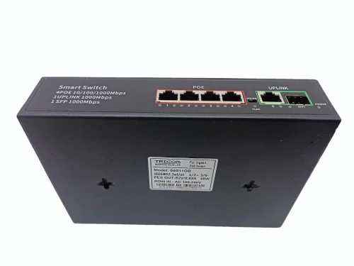 TRICOM POE 4+1+1 SFP All Gigabit Port POE Switch - Image 7
