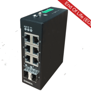 Digisol DG-IS1008F – 6 Port Fast Ethernet Unmanaged Industrial Switch with 2 SFP Ports
