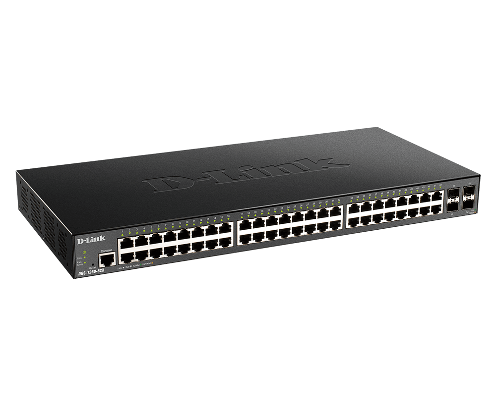 D-Link DGS-1250-52X 52-Port 10-Gigabit Smart Managed Switch - Image 4