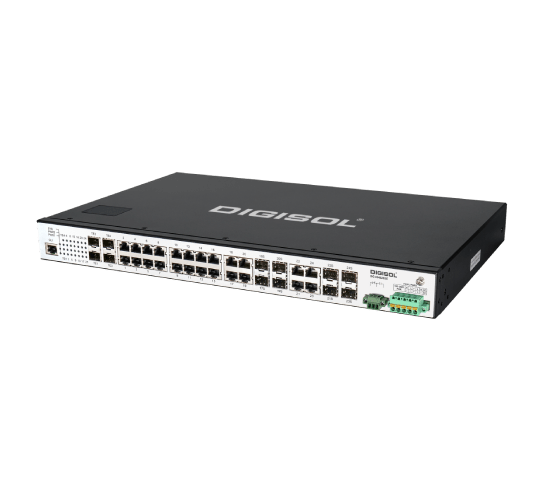 Digisol 24 Port L3-lite Stackable Managed Rack Mount Industrial Switch – DG-IS4628SE - Image 4