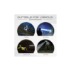 5 LED Headlamp USB Rechargeable Head Light 501 LED Headlamp (Black)
