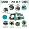 Camping Tent With Partiton 5-9 Person