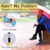 Wine bottle umbrella