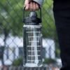 Transparent Motivational water bottle