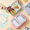 Stainless Steel Lunch Box 2 Compartment